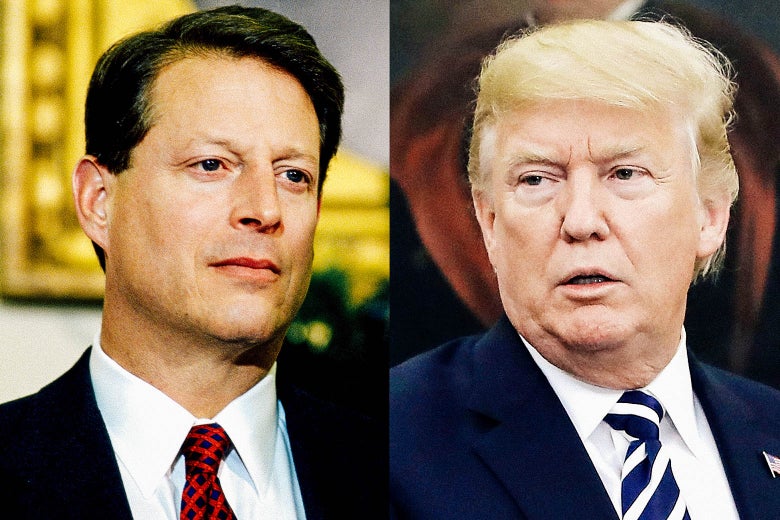 Al Gore (1996) and Donald Trump.